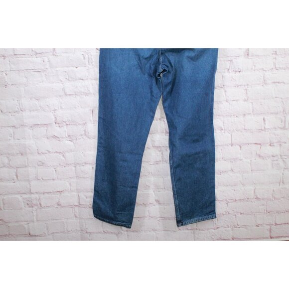 LL Bean Double L Jeans Classic Fit Straight Leg Dark Wash Size 44x34 - Picture 5 of 10